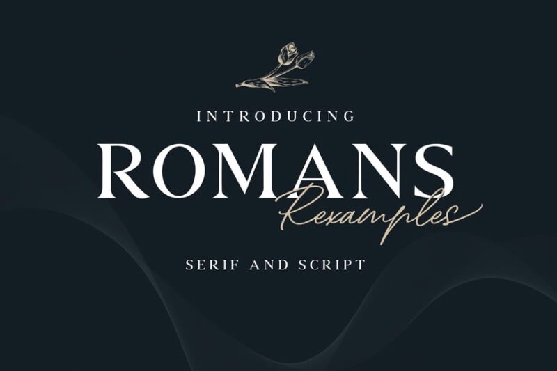 Romans Rexamples Font Duo