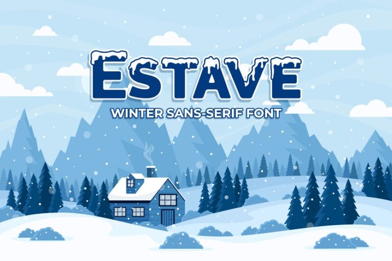Estave - Winter Sans Serif Font