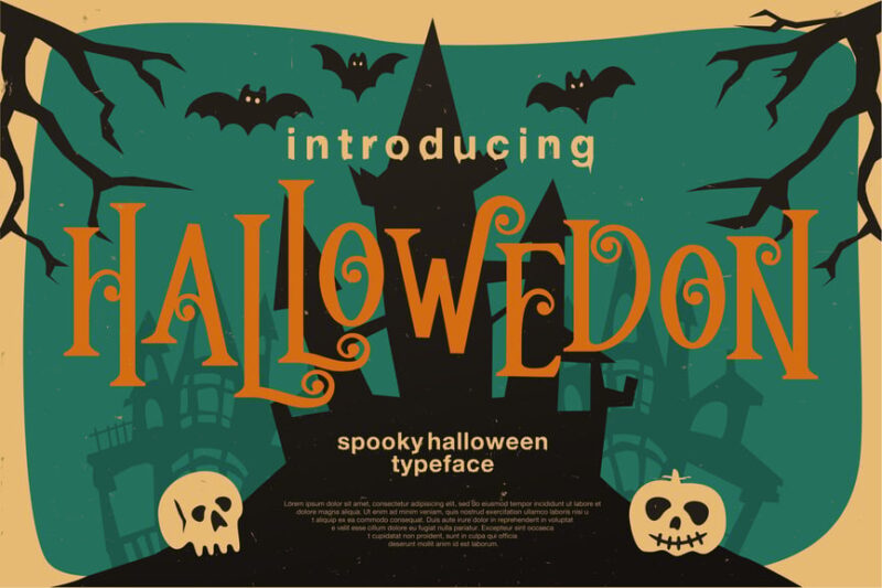 Hallowedon Font