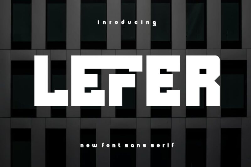 Lefer Sans Bold Display