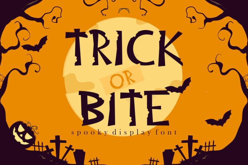 Trick or Bite - Halloween Font