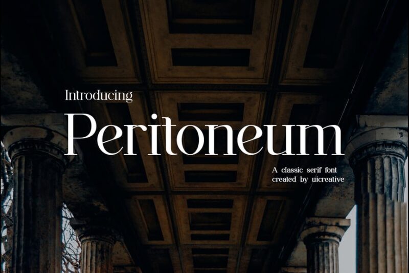 Peritoneum Classic Serif Font
