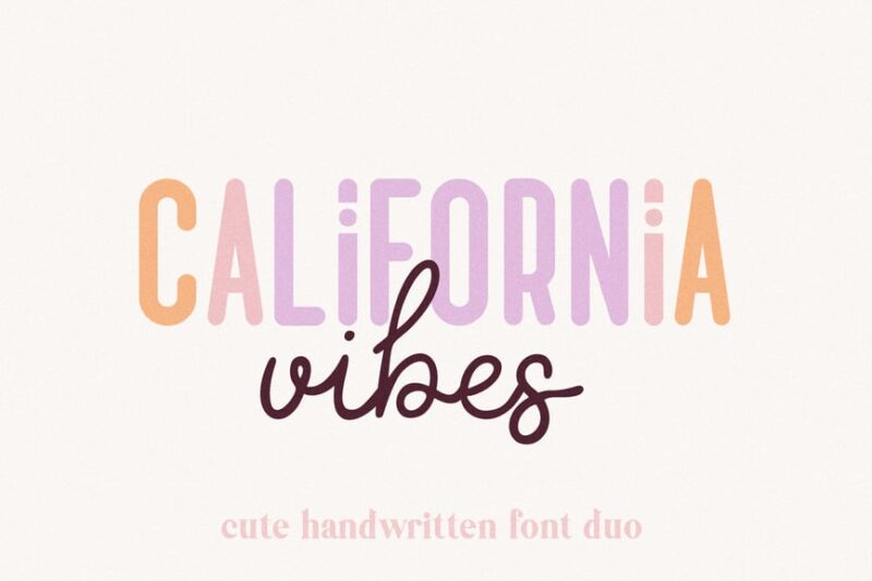 California Vibes Font Duo