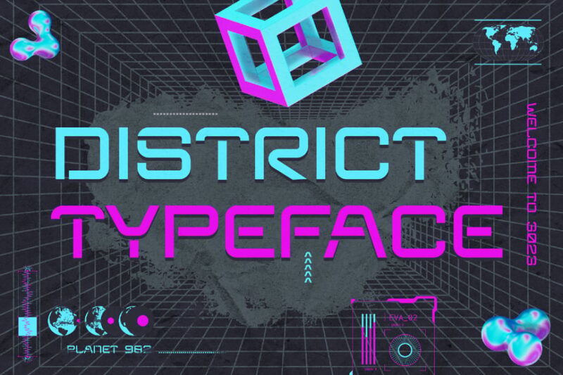District - Futuristic Sans