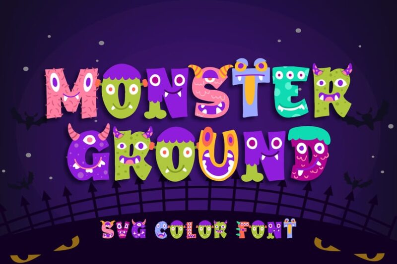 Monster Ground - SVG Color Font