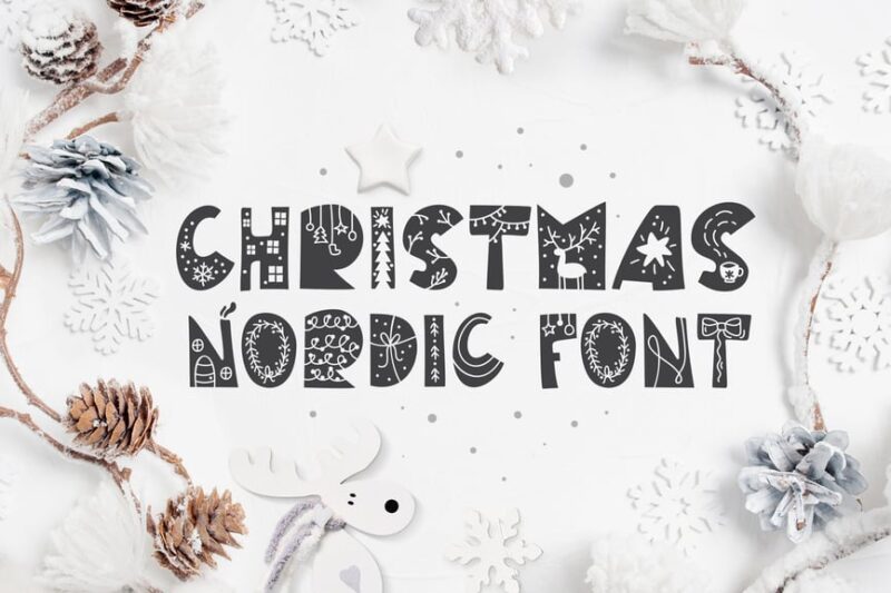 Christmas Nordic Font
