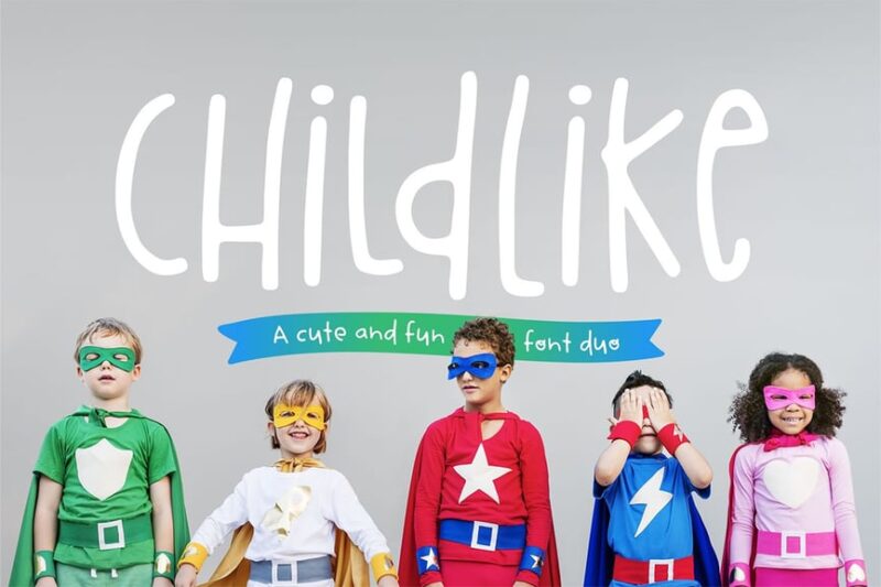 Childlike Font Duo