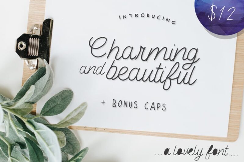 Charming and Beautiful Font