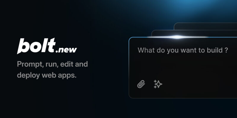 Bolt.new interface