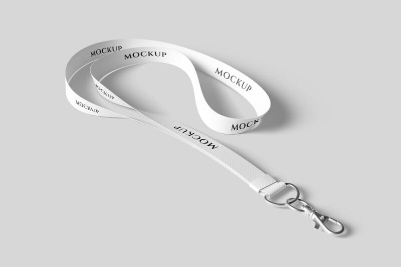 Lanyard Style Mockup Set