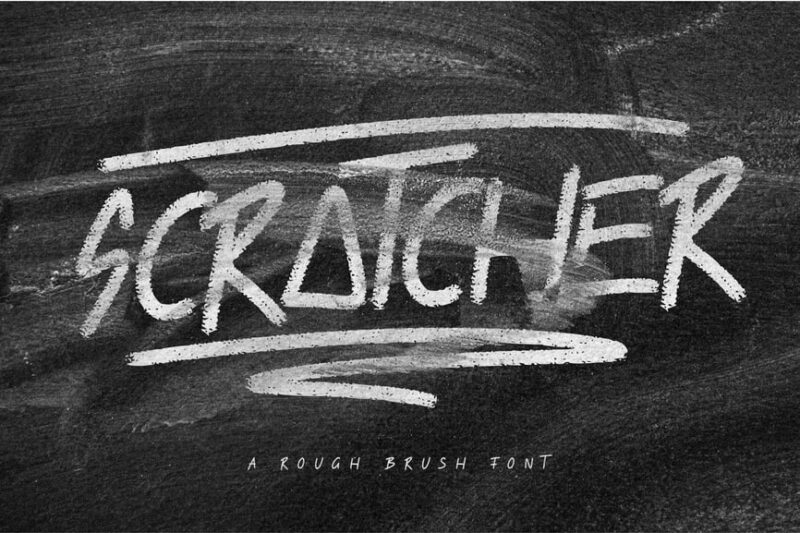 Scratcher - Handwritten Type