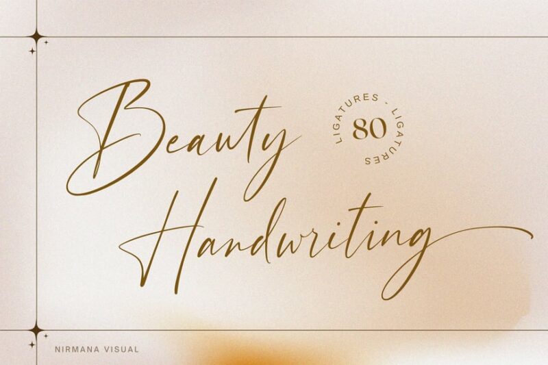 Beauty Handwriting - Wedding Font