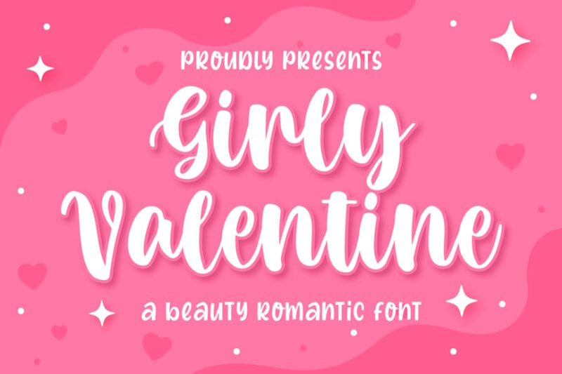 Girly Valentine a Beauty Romantic Font
