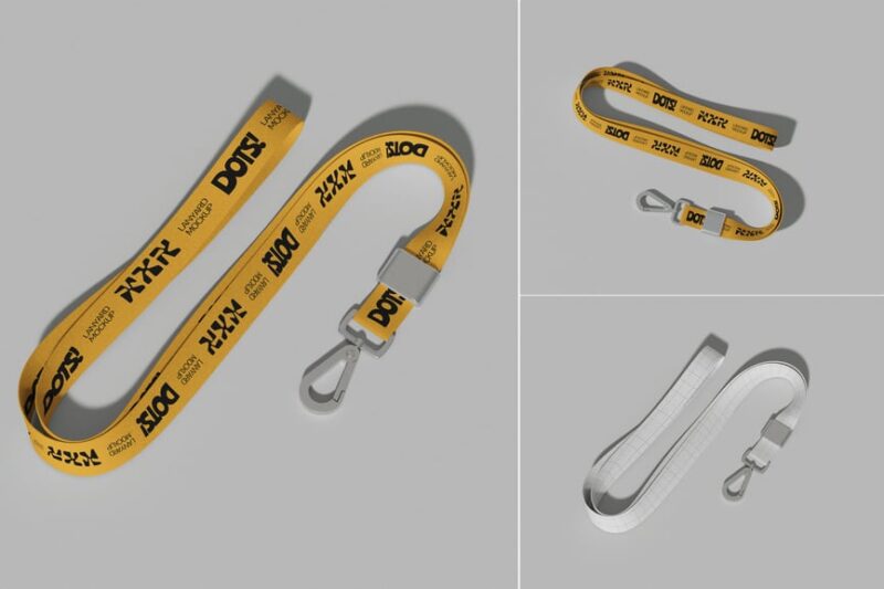 Lanyard & Badge Mockup