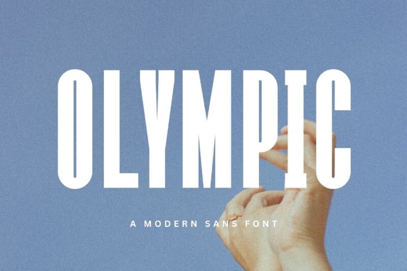 Olimpic — Clean Modern Sans Serif Font