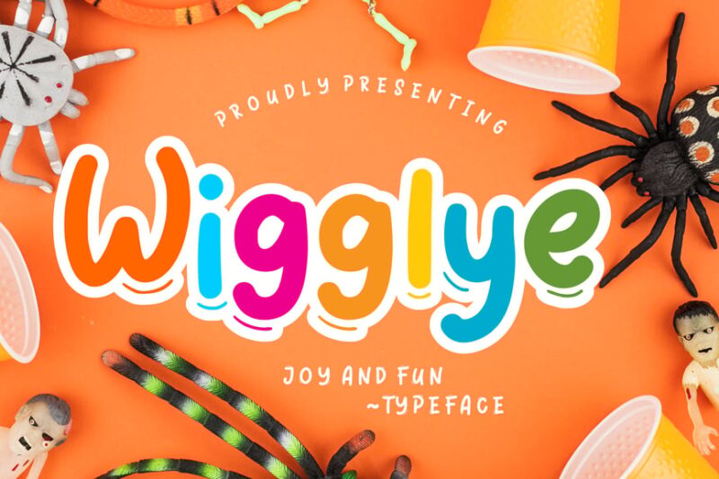Wigglye Joy & Fun Advertisement Font