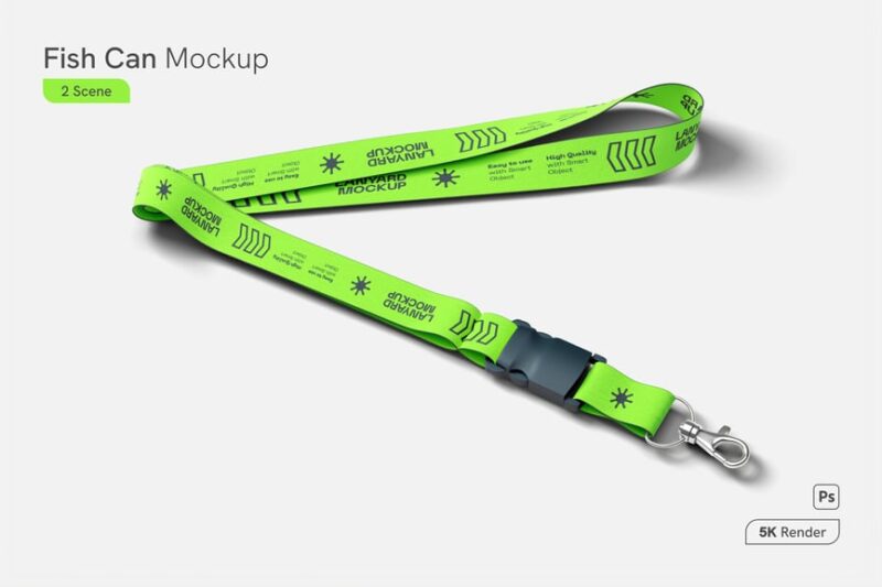 Lanyard Presentation Mockup