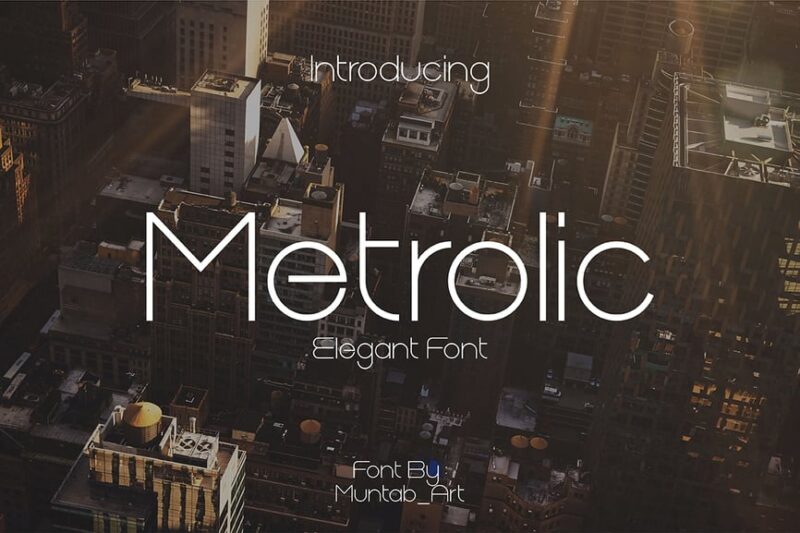 Metrolic | Elegant Font