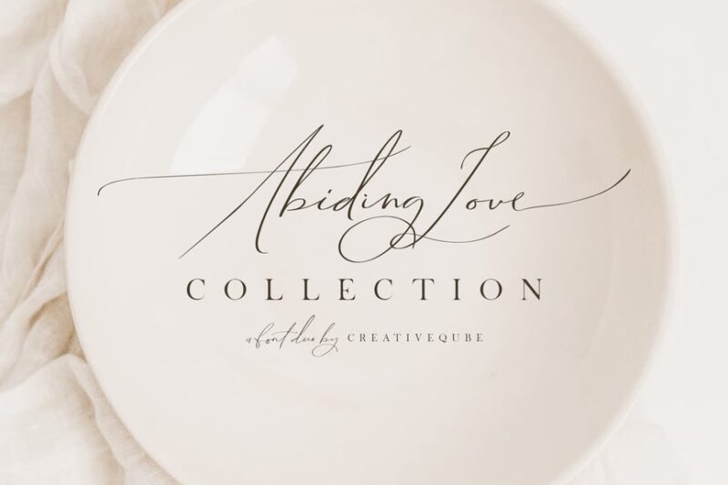Abiding Love Collection Fonts