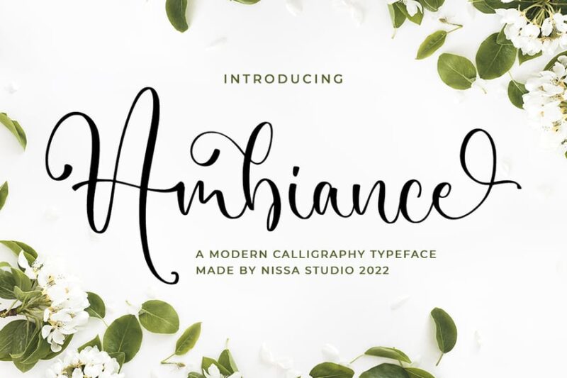 Ambiance - Wedding Font