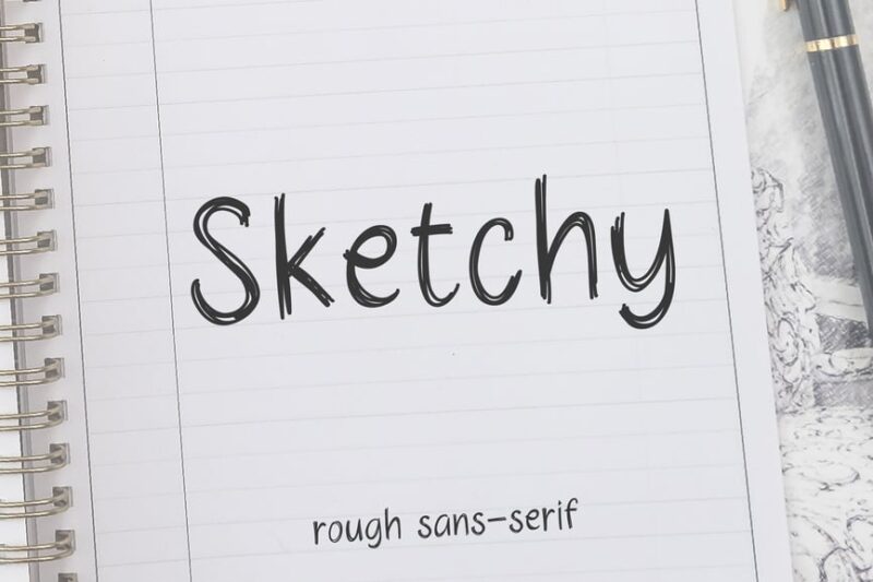 Sketchy - Rough Sketch Font