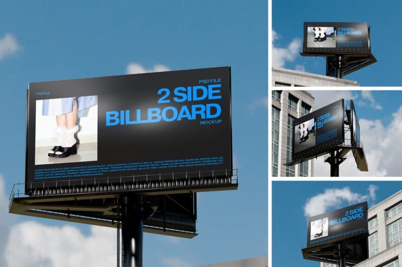 High Quality Billboard Mockup