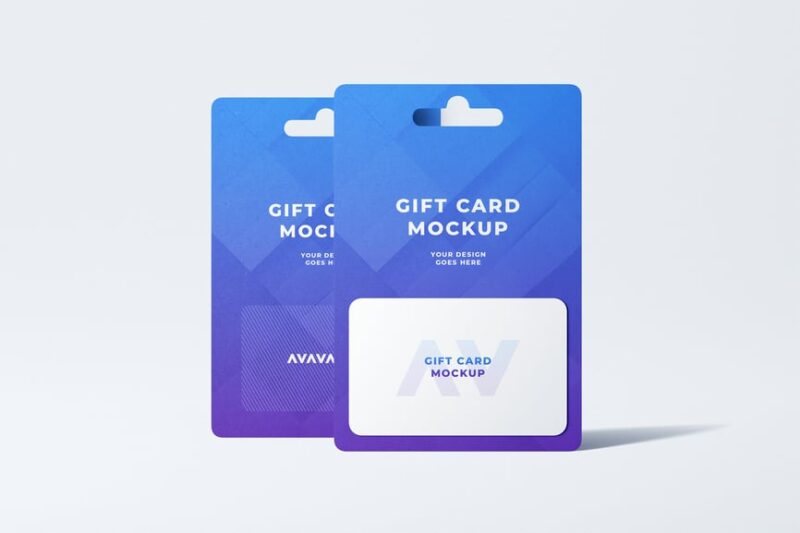 Voucher & Loyalty Gift Card Mockup