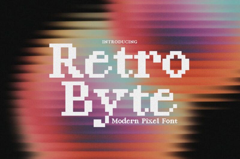 Retro Byte - Vintage 8Bit Video Game Font