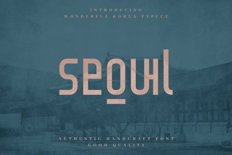 Seoul - Authentic Korean Typeface