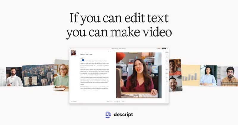 Descript interface