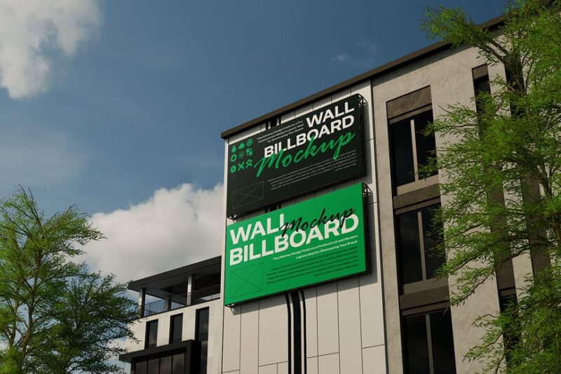 Big Billboard Building Mockup