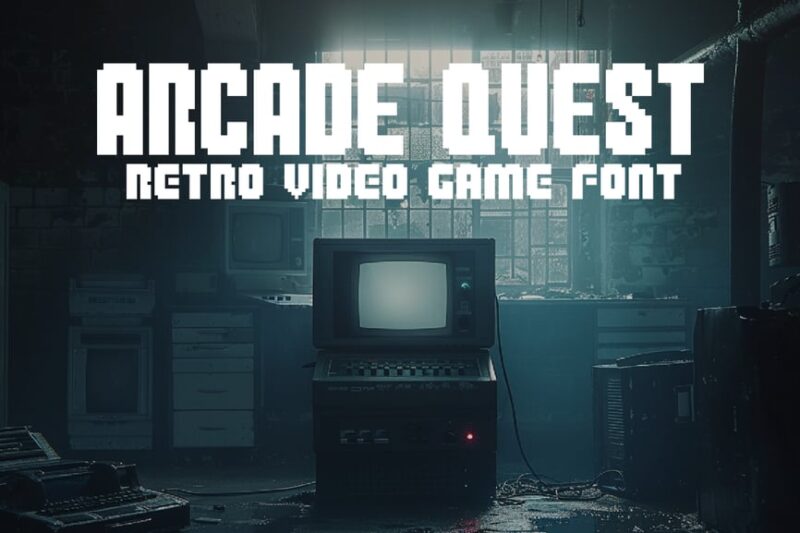 Arcade Quest - 8Bit Font