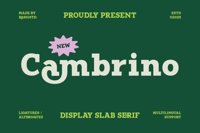 Cambrino Slab Serif