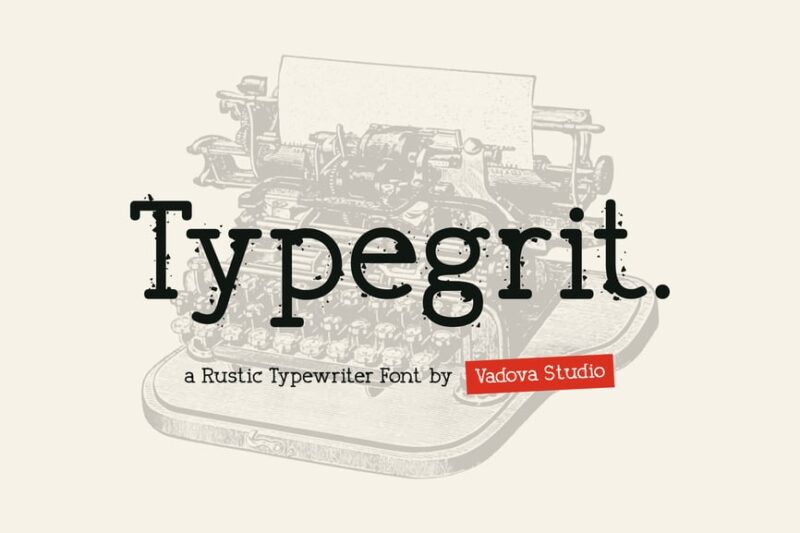 Typegrit Rustic Typewriter Font