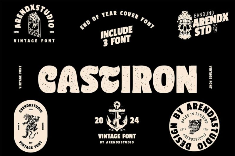 Castiron - Vintage Font