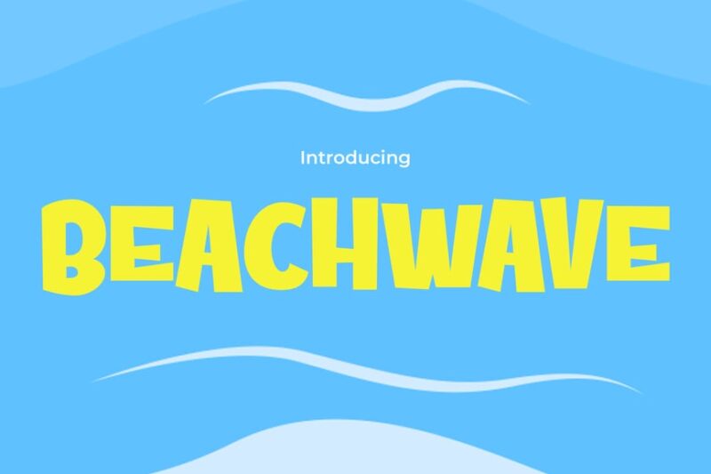Game Font - Beachwave