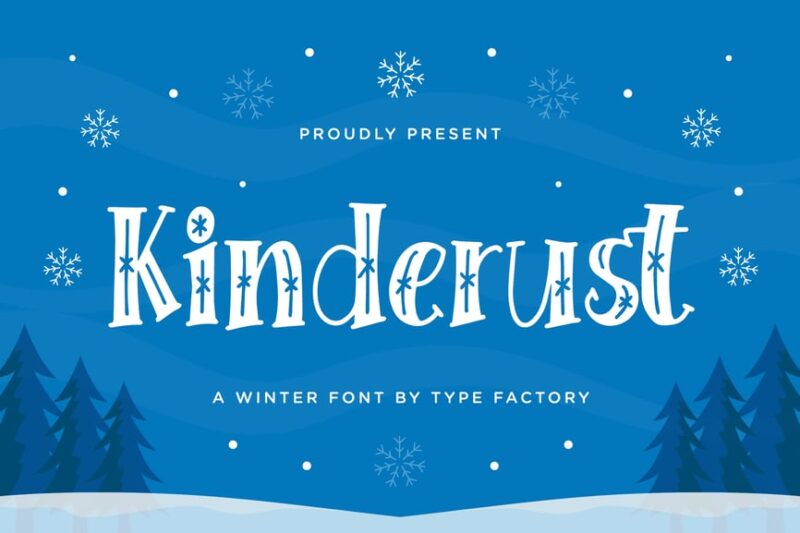 Kinderust - Winter Font