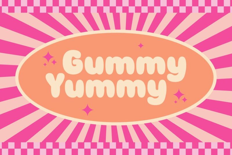 Gummy Yummy - Playful Display Font