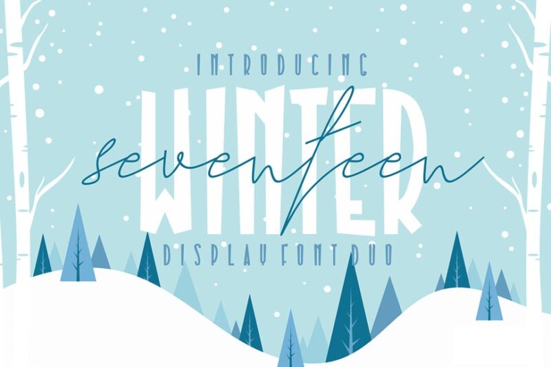 Seventeen Winter - Font Duo