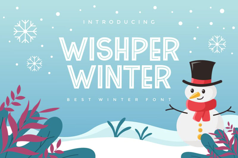 Wishper Winter - Modern Font