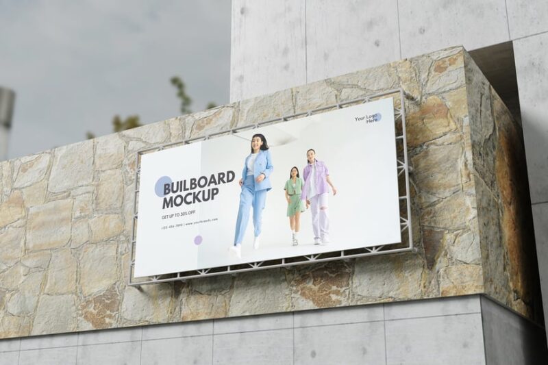 Awesome Building Billboard Mockup