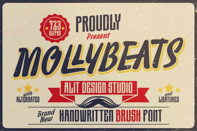 Molly Beats Handwritten Font