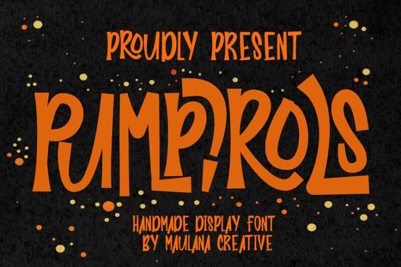 Pumpirols Handmade Display Font