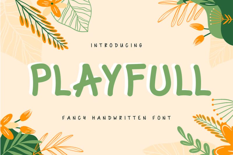 Playfull | Fancy Handwritten Font
