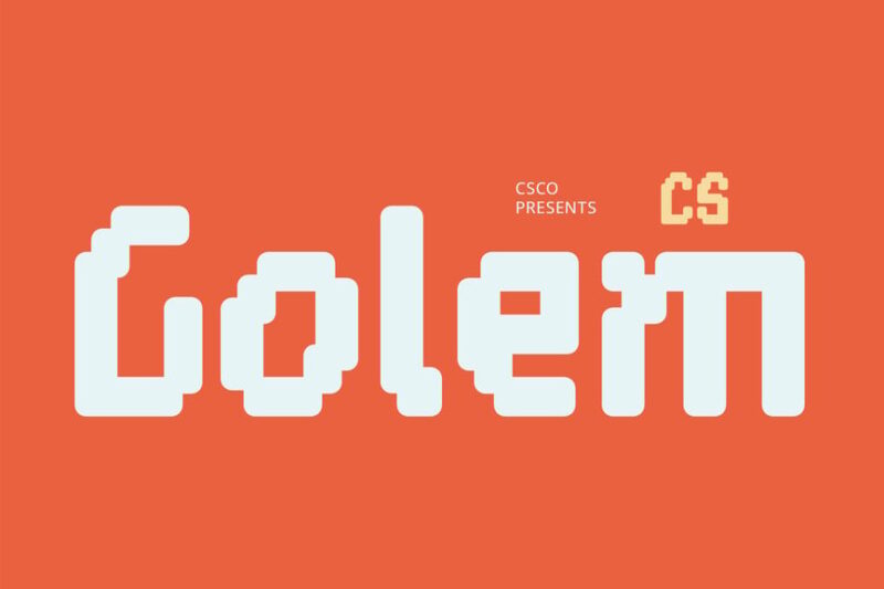 Golem – Pixel Font