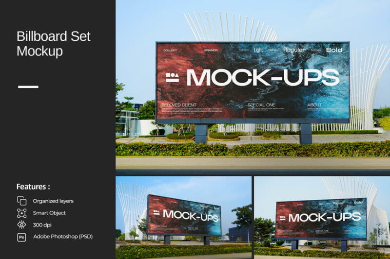 Billboard Set Mockup
