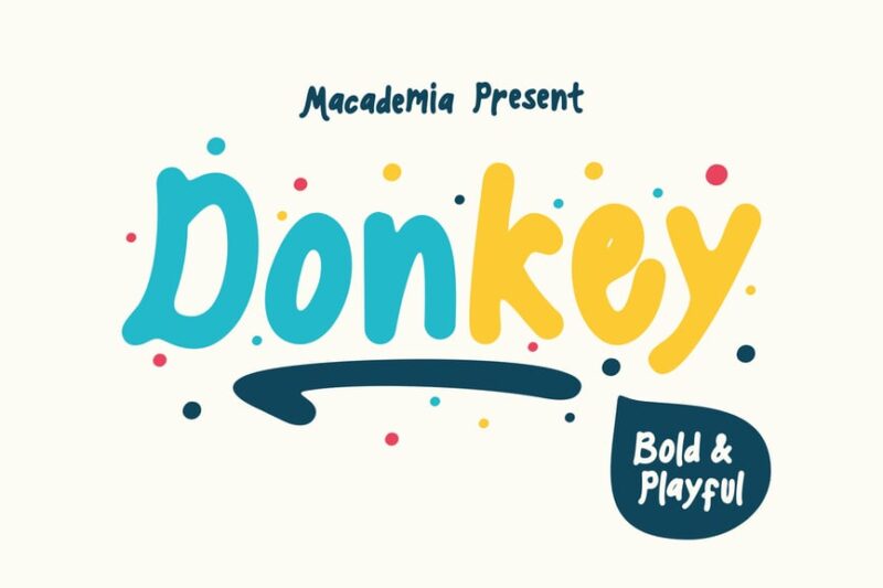Donkey - Playful Font