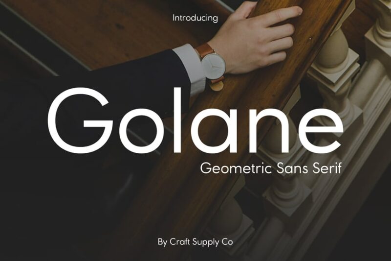 Golane – Geometric Sans Serif