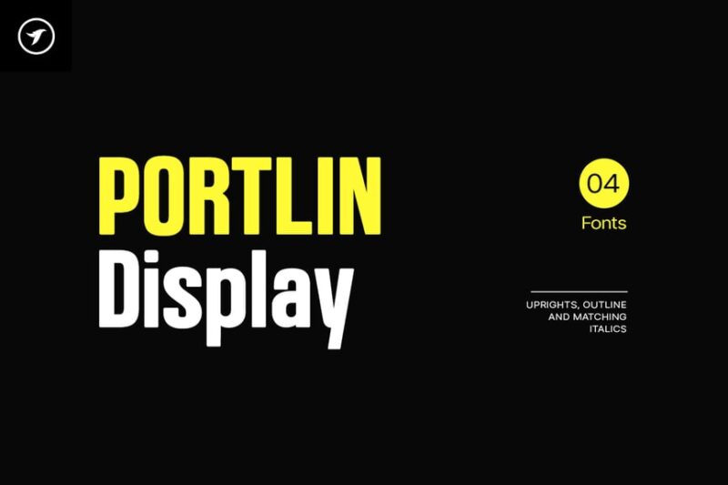 Portlin - Modern Display / Headline Font