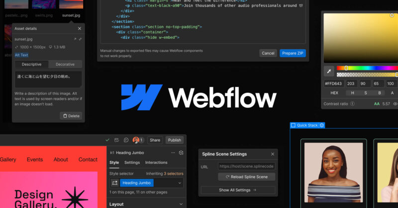Webflow Portfolio Website Builder